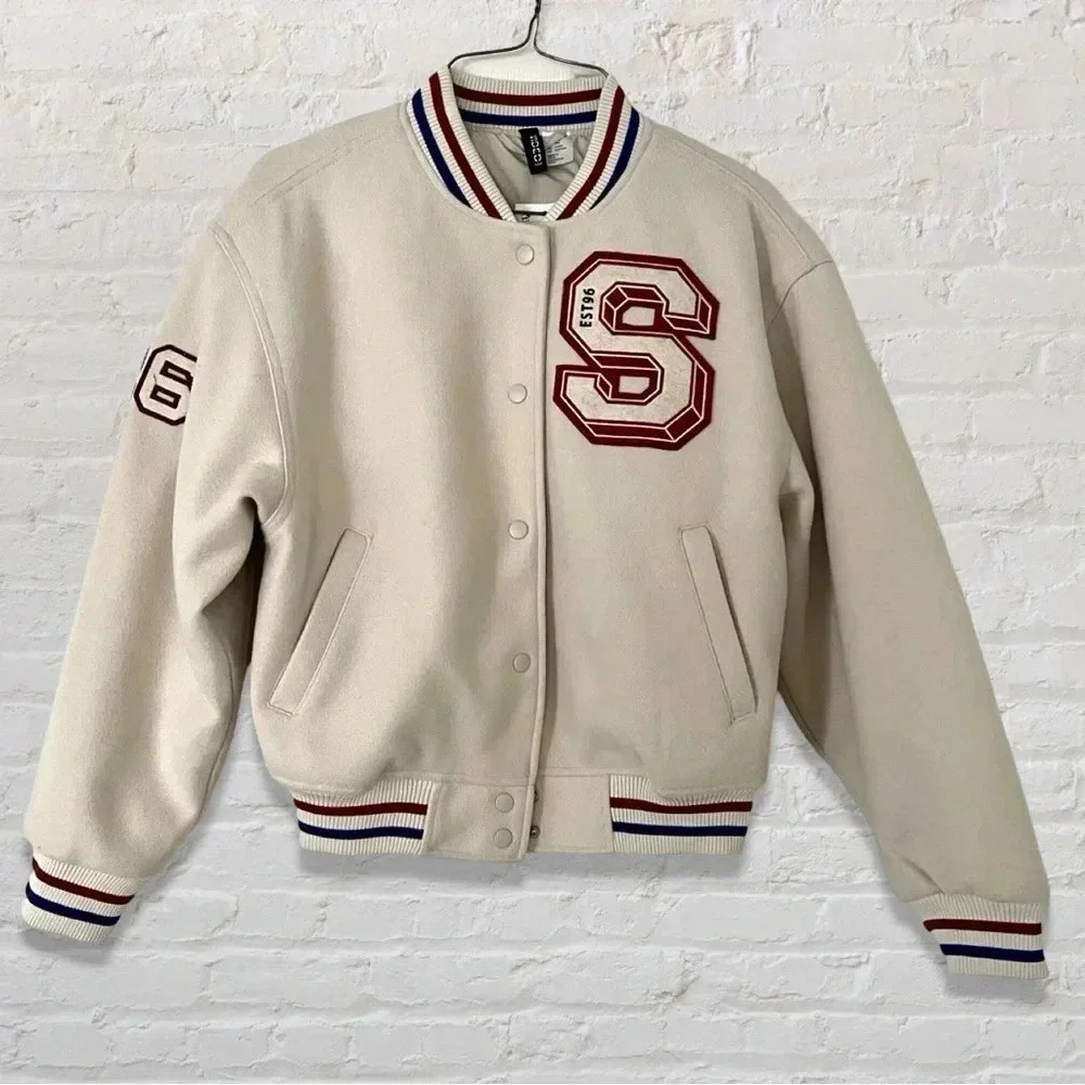 H&M Motif-Detail Signature Varsity Jacket - Picture 5 of 10